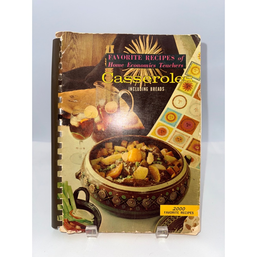 Favorite Recipes Home Economics Teachers Casseroles 1965 Book Multicolor Fair
